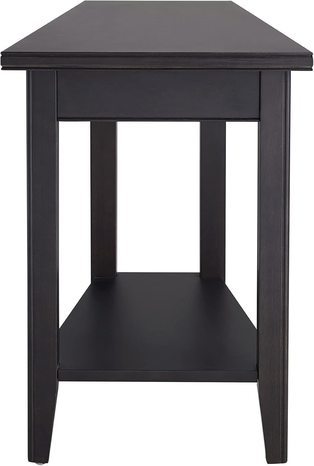 End Table, 17", Smoke Gray