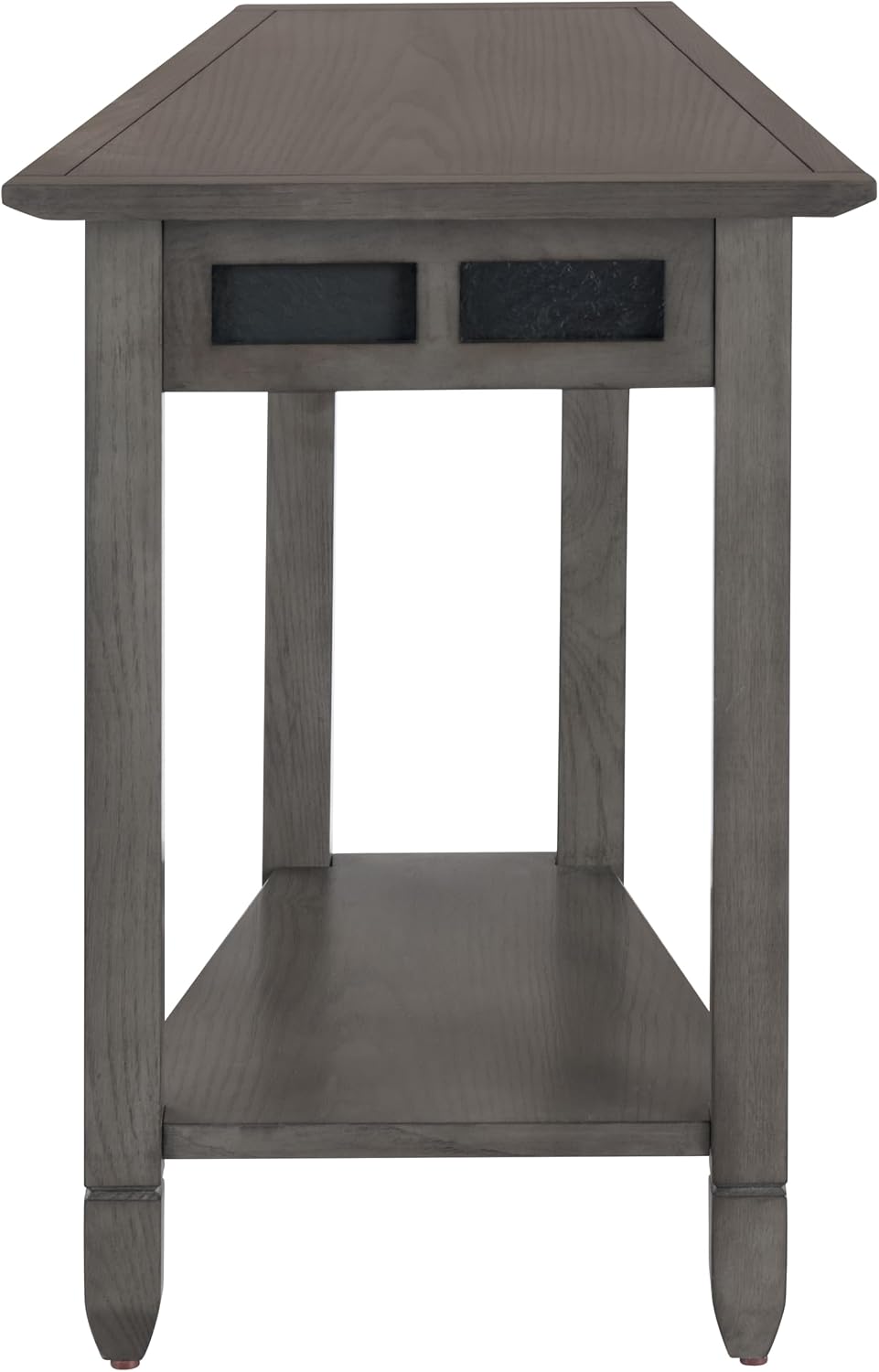 End Table, 17", Smoke Gray