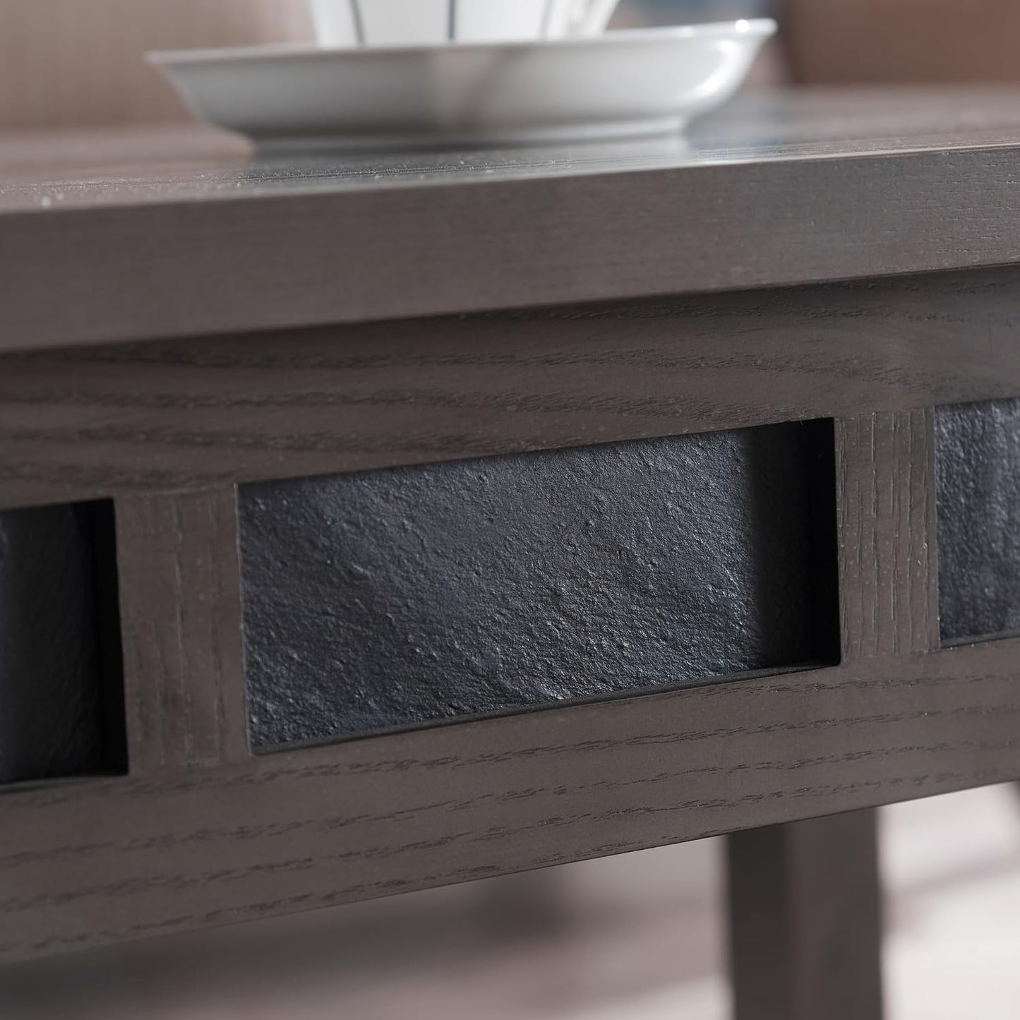 End Table, 17", Smoke Gray