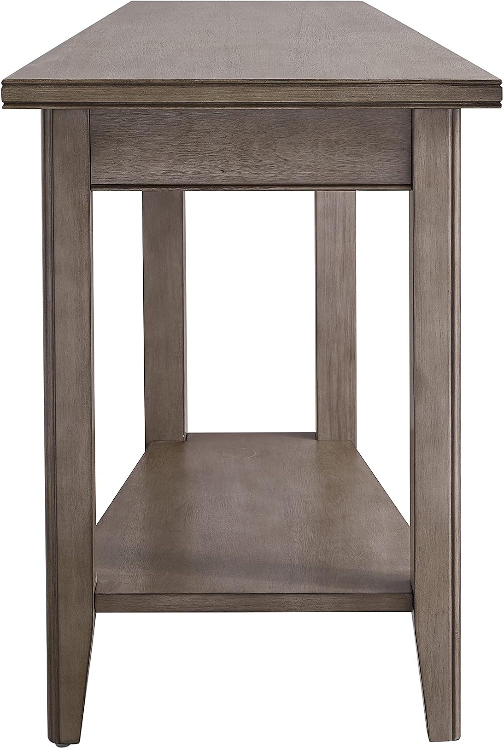 End Table, 17", Smoke Gray